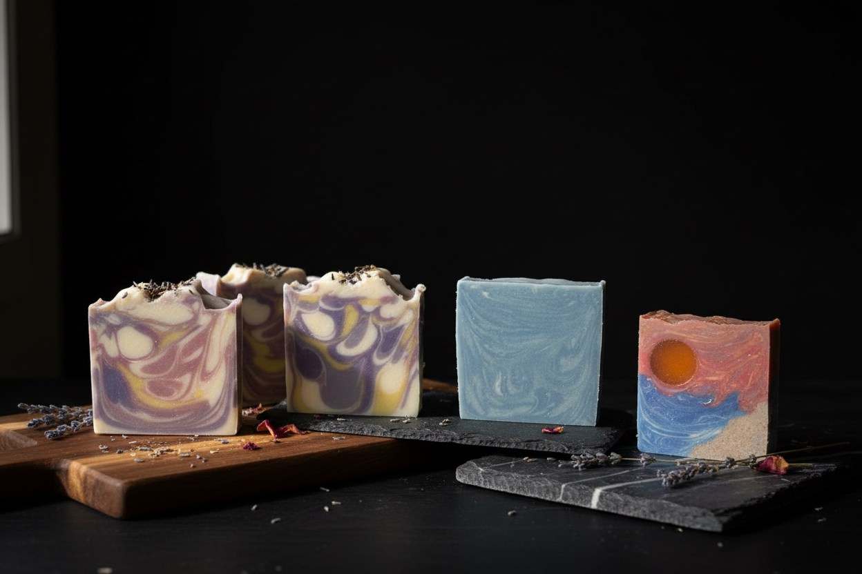 Artisan Soap Swirl Showcase